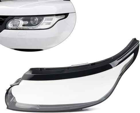 Chcury1 Car Headlamp Lighting Lamp Shell Cover, Headlight Lamp Lampshade Cover Shell Left Side For Land Rover For Range Rover Sport 2014-2017, Left in Saudi Arabia
