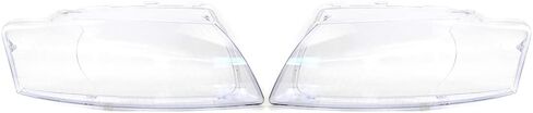 Chcury1 Clear Headlight Headlamp Lens Cover Shell Left & Right Side Lampshade Replacement for Audi A8 D3 2005 2006 2007 2008 2009 2010 in Saudi Arabia