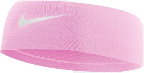 NIKE Women's Printed Fury Headband 2.0 (One Size, Pink Foam(N2528-694)/White) in Saudi Arabia