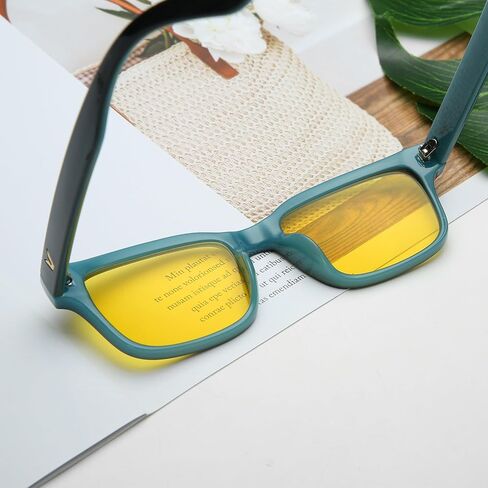 CARFIA Night Vision Glasses Driving for Men Women Anti-glare,Safety HD Yellow Lens Fishing Golf Narrow Face Glasses in Saudi Arabia
