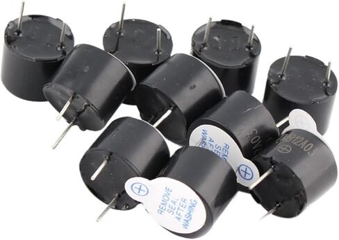 12V Active Buzzer Magnetic Long Continous Beep Tone Alarm Ringer 12mm Mini Active Piezo Buzzers 12 V in Saudi Arabia