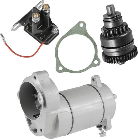 Caltric Starter with Drive Bendix and Relay Solenoid Compatible With Polaris Trail Blazer 250 1991-2006 in Saudi Arabia