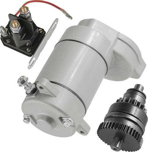 Caltric Starter with Drive Bendix and Relay Solenoid Compatible With Polaris Trail Blazer 250 1991-2006 in Saudi Arabia