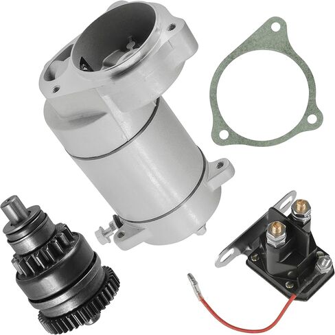 Caltric Starter with Drive Bendix and Relay Solenoid Compatible With Polaris Trail Blazer 250 1991-2006 in Saudi Arabia