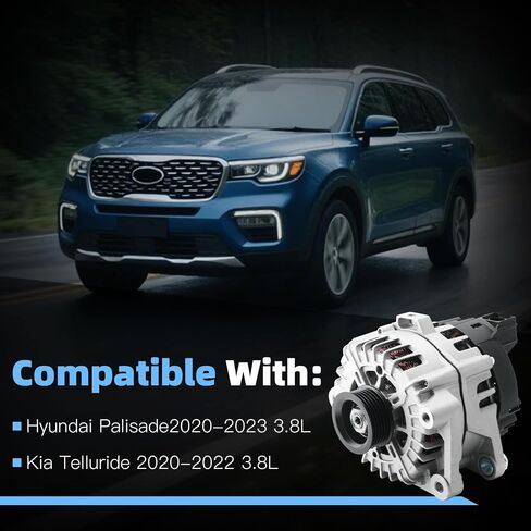 المولد 37300-3L060 180 أمبير يناسب Hyundai Palisade 2020-2023 / ل Kia Telluride 2020-2022 3.8L استبدال# 2722099 601-10129 in Saudi Arabia