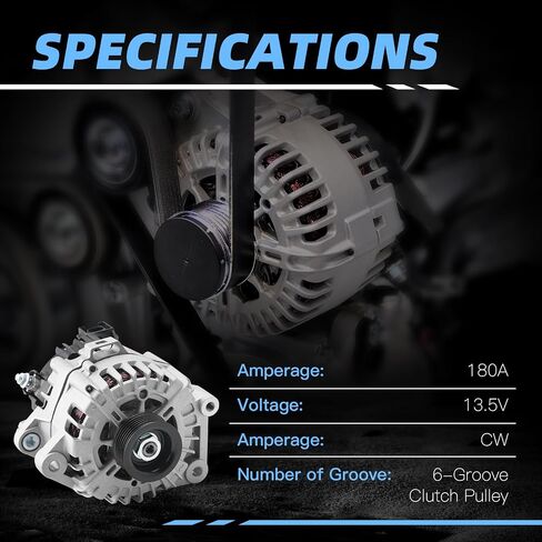 المولد 37300-3L060 180 أمبير يناسب Hyundai Palisade 2020-2023 / ل Kia Telluride 2020-2022 3.8L استبدال# 2722099 601-10129 in Saudi Arabia