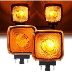 HECASA TEURN SIGNAL LIGHT متوافق مع 1990-2009 CHEVY CHEVROLET KODIAK GMC TOPKICK بديل لـ 15148648 مُرشئ LAND LENS MARKER LIGHT 1PC in Kuwait