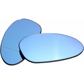 GSRECY Left Driver Side Mirror Glass Heated Blue Tinted Compatible with BMW 3 Series E90 E91 E92 E46 E93 325i 328i 328xi 335i 335xi 330i 330xi in Kuwait