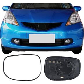 زجاج بديل للمرآة الجانبية للركاب لـ Honda Jazz/FIT 2009-2013 ، طاقة اللوحة الدائمة ذات السخان الجانبي الأيمن الزجاج المرآة لـ Honda Jazz/FIT 2009 2010 2011 2012 2013 Honda in Kuwait