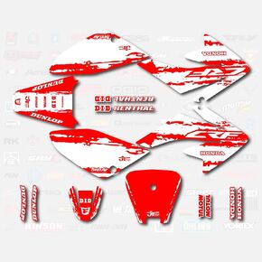 ريد بيضاء برسم رسم طقم تناسب هوندا 04-19 CRF70 كفن شارات CRF 70 80 100 in Kuwait