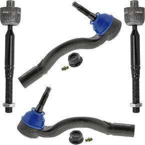 ديترويت المحور - 4 قضبان التعادل الأمامية لعام 2016-2020 Jeep Grand Cherokee Dodge Durango 2017 2018 ، 4 Outer and Inner Rod Rod Placbly Assembly Assembly in Saudi Arabia