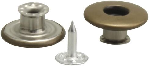 20Sets 17mm Brass Jeans Buttons Replacement Tack Button Suspender Trousers Buttons (Gun Metal) in Kuwait