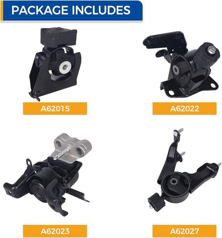 PAROD 4PCS Engine Motor Mount Kit Fit for 2009-2010 Pontiac Vibe, 2009-2013 Toyota Corolla, 2009-2013 Matrix 1.8L L4 Replace#A62015 A62023 A62027 A62022 in Saudi Arabia