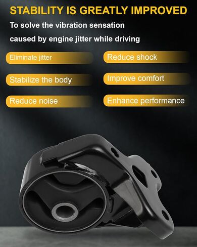 OCPTY Engine Motor and Transmission Mount Kit Compatible for Kia Spectra 2007-2009 2.0L, Spectra5 2007-2008 2.0L, Automatic Transmission # A6776, A7144, A7165, A7178 (4PCS) in Saudi Arabia