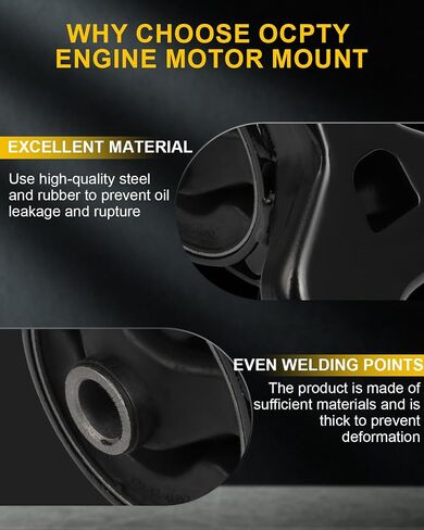 OCPTY Engine Motor and Transmission Mount Kit Compatible for Kia Spectra 2007-2009 2.0L, Spectra5 2007-2008 2.0L, Automatic Transmission # A6776, A7144, A7165, A7178 (4PCS) in Saudi Arabia