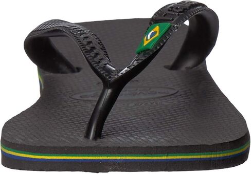 Havaianas Men's Brazil Flip Flops, Black, 11-12 Medium US in Saudi Arabia