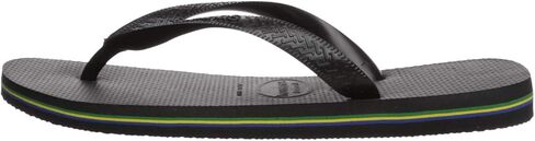 Havaianas Men's Brazil Flip Flops, Black, 11-12 Medium US in Saudi Arabia