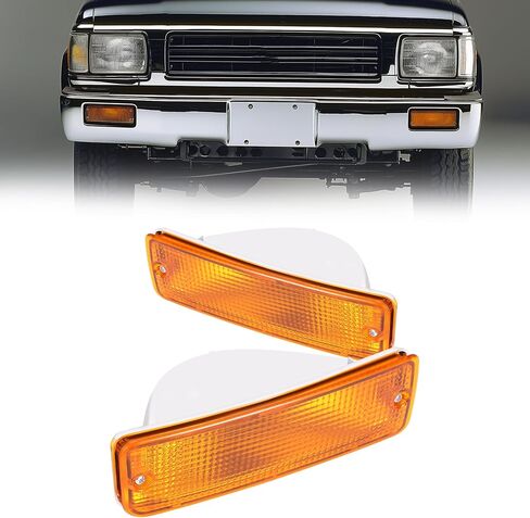 HECASA 2PCs انعطف ضوء الإشارة متوافق مع 1989-1995 استبدال شاحنة بيك آب تويوتا ل to2520505 to2521107 in Kuwait
