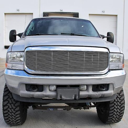 Spec-D Tuning Chrome Housing Clear Lens Bumper Corner Lights Compatible with 1999-2004 Ford F250 F350 F450 F550 Super Duty L+R Pair Assembly in Saudi Arabia