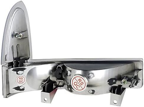 Spec-D Tuning Chrome Housing Clear Lens Bumper Corner Lights Compatible with 1999-2004 Ford F250 F350 F450 F550 Super Duty L+R Pair Assembly in Saudi Arabia