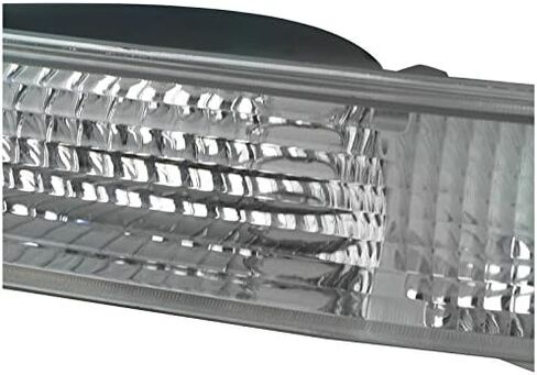 Spec-D Tuning Chrome Housing Clear Lens Bumper Corner Lights Compatible with 1999-2004 Ford F250 F350 F450 F550 Super Duty L+R Pair Assembly in Saudi Arabia