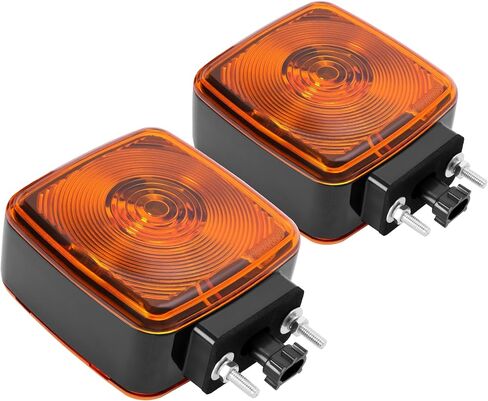 HECASA Turn Signal Light Compatible with 1990-2009 Chevy Chevrolet Kodiak GMC Topkick Replacement for 15148648 Turn Signal Lamp Yellow Lens Marker Light 1PC in Saudi Arabia