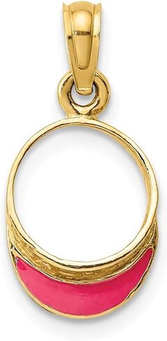 14K Gold Gold Beach Bump Bendant Pendant in Saudi Arabia