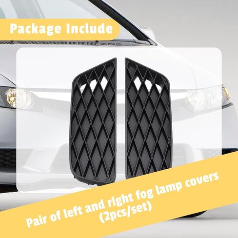 2PCS LAMP LAMP يتوافق مع Honda Civic 2009 2010 2011 ، استبدال 71106SNAA50 ، HO1039100 ، 71108SNAA50 in Kuwait