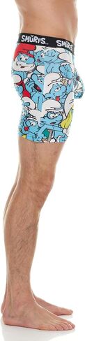The Smurfs Men's Boxer Briefs - No Fly, Anti-Chafing Stitching, Comfort Shaped/Cotton Lined Crotch in Saudi Arabia