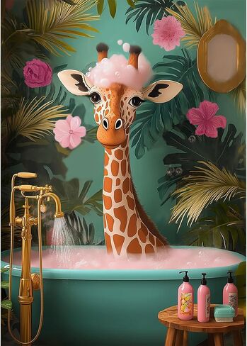 Ceovr Flamingo Diamond Art Kits للبالغين ، فلامنغو مع أحذية 5D DIY DIY الكامل Drill Painting Dots Great Gem Art ، Comple Crafts Kits Arts و Gall Decor for Home Office 12x16inch in Kuwait