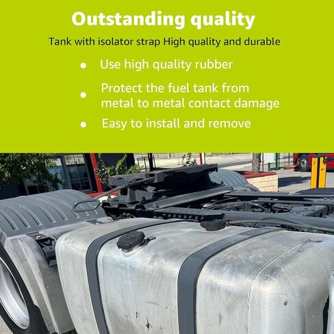 2 inch Fuel Tank Rubber Strap,6FT for Most semi-Trailer Trucks in Saudi Arabia