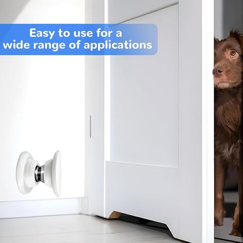 2 Pcs RV Magnetic Door Catch RV Door Holder Baggage Door Catch to Keep Door Open RV Must Have Accessories for RV Camper Trailer Motor Home Boat Compartments Cargo (White) in Kuwait