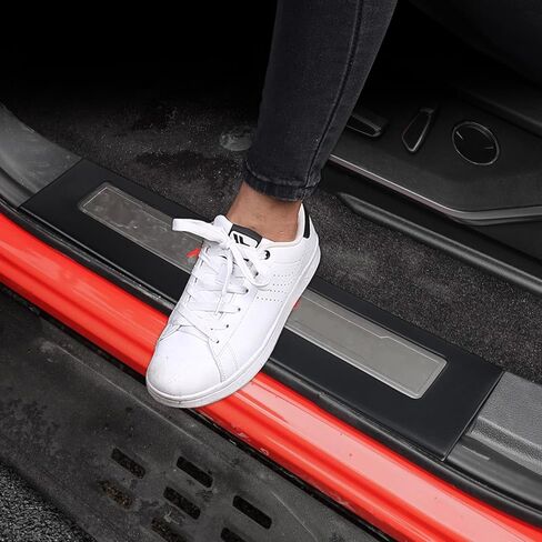 ABS Material Door Sill Protector for Ford F-150 2020-2025 Accessorie Door Sill Guard in Kuwait