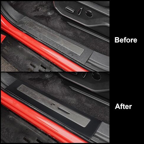 ABS Material Door Sill Protector for Ford F-150 2020-2025 Accessorie Door Sill Guard in Kuwait