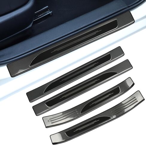 غلاف واقي عتبة الباب الفولاذ المقاوم للصدأ لعام 2019-2025 تويوتا كورولا (وليس لهاتشباك) إكسسوارات الباب زخرفة حارس in Kuwait