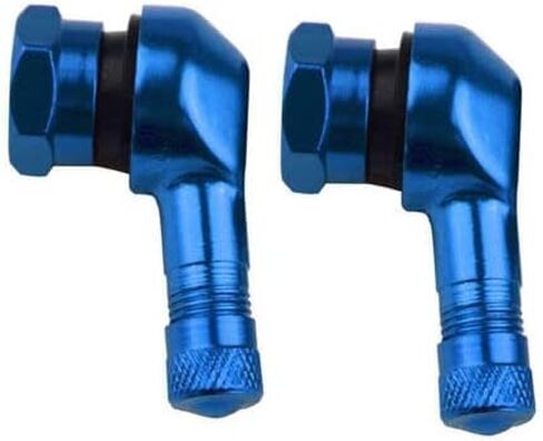 2PCS Motorcycle CNC Aluminum 11.3mm Tire Wheel Stem Valve 90 Degree Angled (Golden) in Saudi Arabia