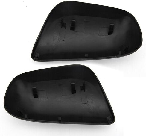 Pair Black Door Wing Side Mirror Cover Cap For Toyota Yaris 2007 2008 2009 2010 2011 Left & Right Side in Saudi Arabia