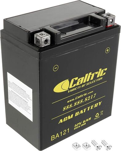 بطارية AGM Caltric متوافقة مع Suzuki GZ250 GZ-250 1999-2010 / TU250 2011 / TU250X 2009 2013-2016 in Saudi Arabia