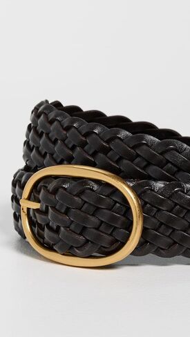 Madewell Women's Woven Oval Buckle Belt in Saudi Arabia