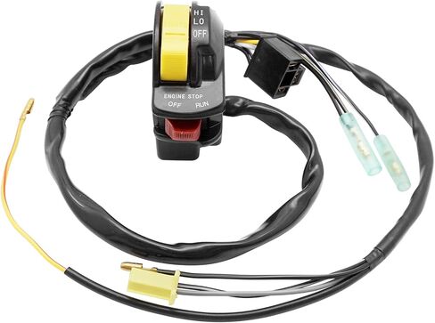 M Mati Handlebar Control Control Stop Bungh Headlight Switch for Suzuki LT250R Quadracer 250 1987-1992 37400-19a10 in Kuwait