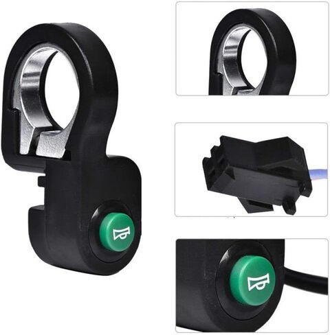 22.5mm Universal Electric Bicycle Horn Switch Button Motorcycle Scooter Bike Horn Signal Switch Button for Motorcycle E-Bike in Saudi Arabia