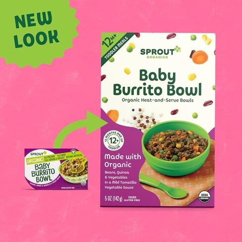 Sprout Organics, Toddler Meal, Veggie Hash Breakfast Bowl, 5 oz (8-count) in Saudi Arabia