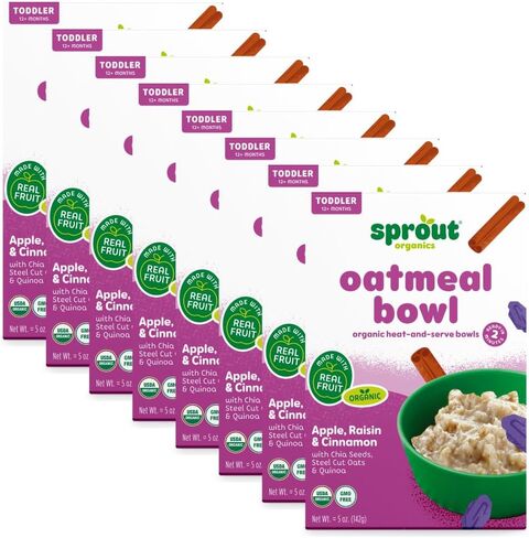 Sprout Organics, Toddler Meal, Veggie Hash Breakfast Bowl, 5 oz (8-count) in Saudi Arabia
