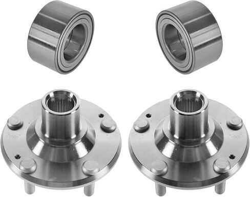 TRQ 2 Piece Front Wheel Bearing & Hub Kit Set Compatible with 2007-2012 Hyundai Elantra 2010-2013 Kia Forte Forte Koup in Saudi Arabia