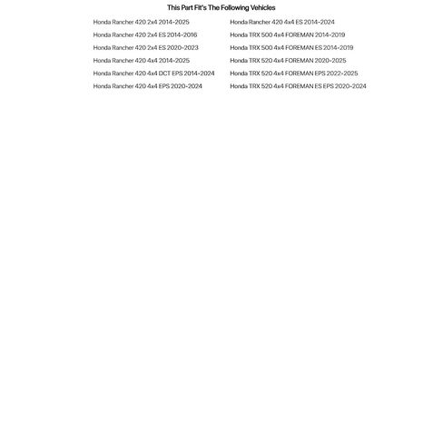 Tusk Rear Axle Bearing and Seal Kit for Honda TRX 520 4x4 Foreman 2020-2022 in Kuwait