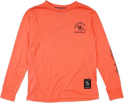 Troy Lee Designs Skyline Youth Long Sleeve Ride T-Shirt Jersey for Mountain Biking MTB BMX in Saudi Arabia