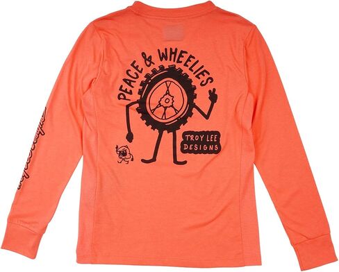 Troy Lee Designs Skyline Youth Long Sleeve Ride T-Shirt Jersey for Mountain Biking MTB BMX in Saudi Arabia