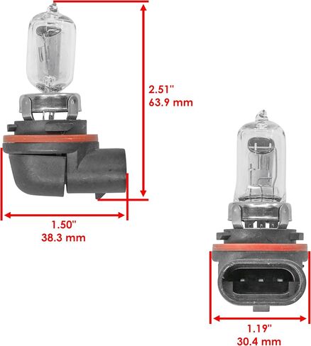 Caltric 2x 92069-0019 Headlight Bulb Compatible with Kawasaki Mule Brute Force Teryx Teryx4 12V 55W in Saudi Arabia