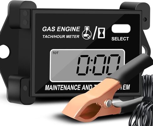مقياس سرعة الدوران الصغيرة للمحرك ، مقياس القياس الرقمي لقياس Tach Gauge لمحرك 4 سكتة دماغية ومحرك 2 من السكتة الدماغ in Kuwait