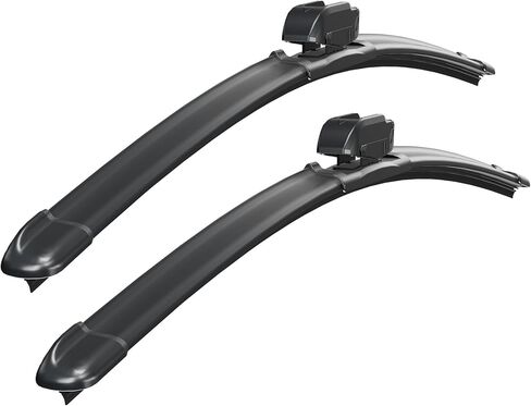 24 "+20" شفرات ممسحة للسيارة/سيارات الدفع الرباعي-جودة OEM ، محول J-Hook & Clip ، ممسحة هادئة طوال الموسم (مجموعة من 2) in Saudi Arabia